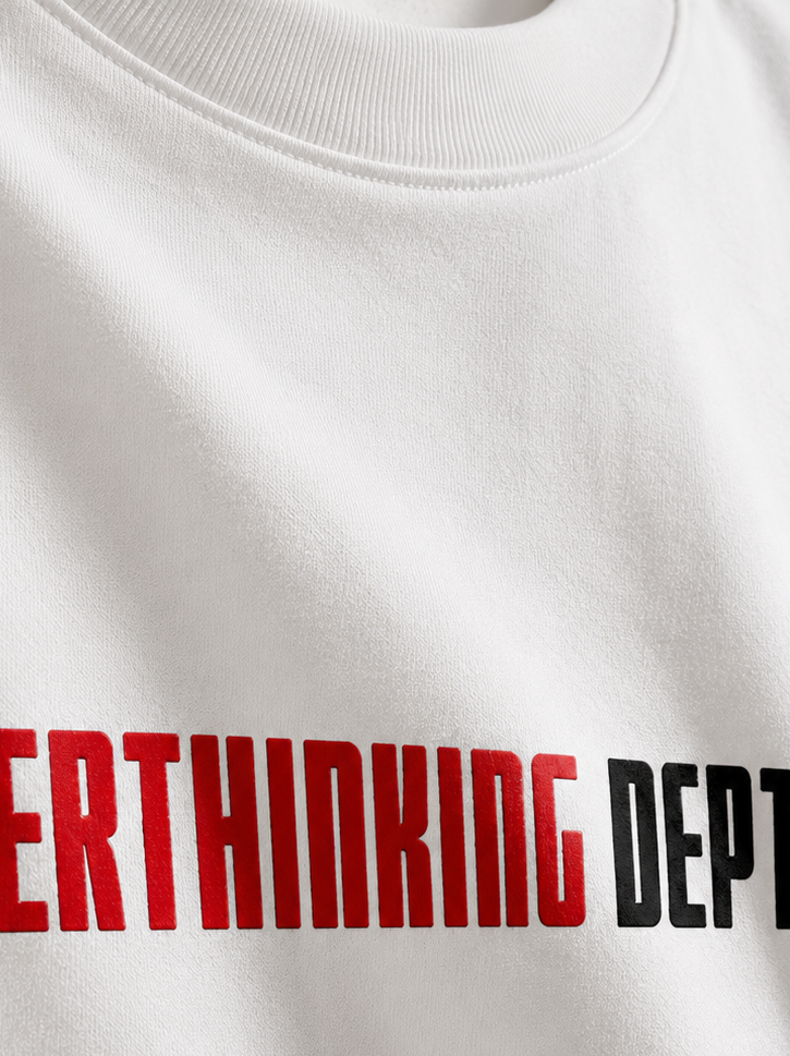 Overthinking Dept. - Oversized T-shirt